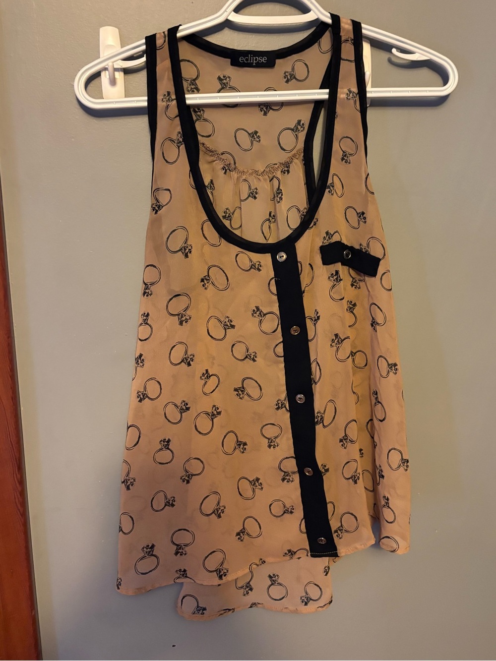 Eclipse Sheer Halter Top